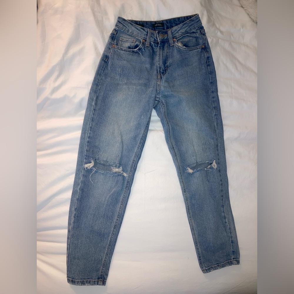 Wild Fable Distressed Mom Jeans - size 00 light wash